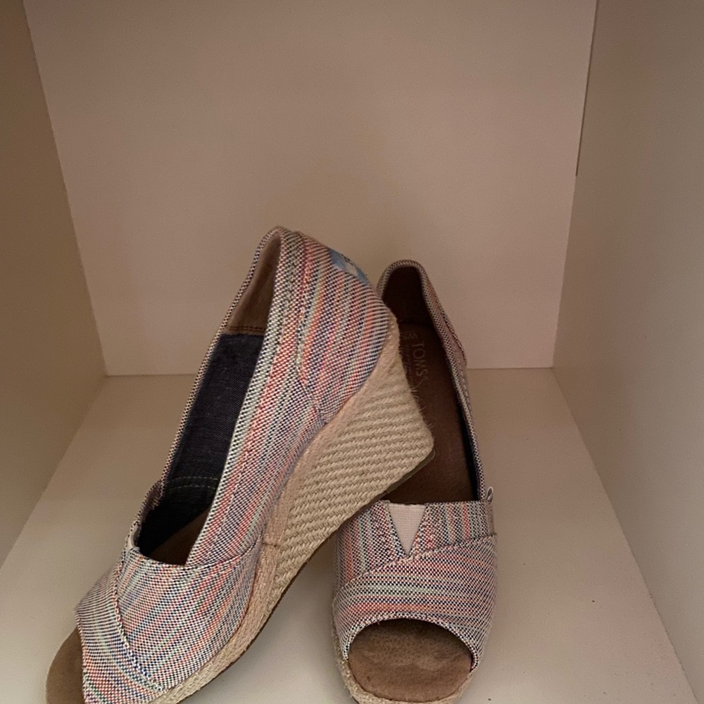 Toms Multicolored wedges
